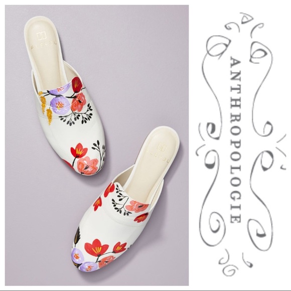 Anthropologie Shoes - NWT Alepel Wildflower Slides